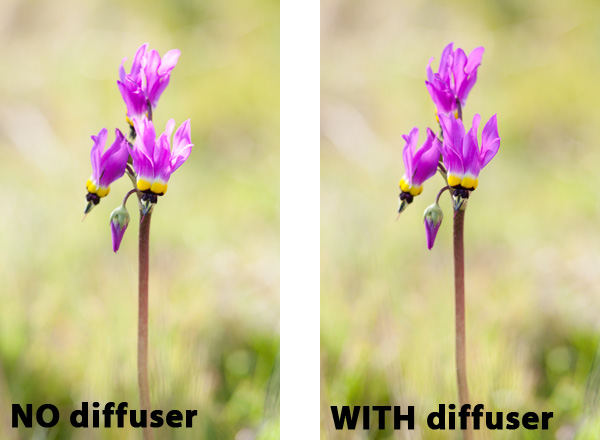 Light diffuser comparison