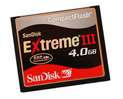 Compact Flash Memory Card