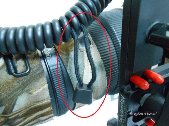 Zipper pull secures cord in place
